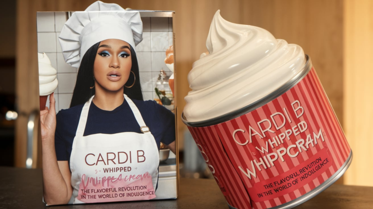 Cardi B whipped cream