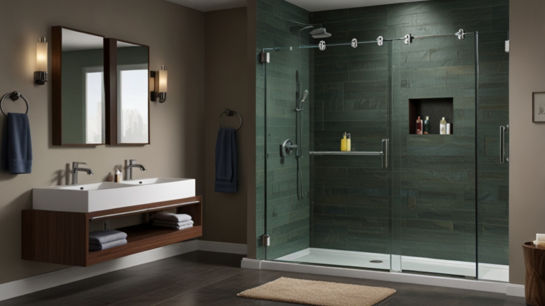 framless shower doors for shower 56x68