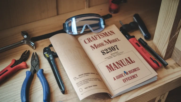 Craftsman model 82307 manual​