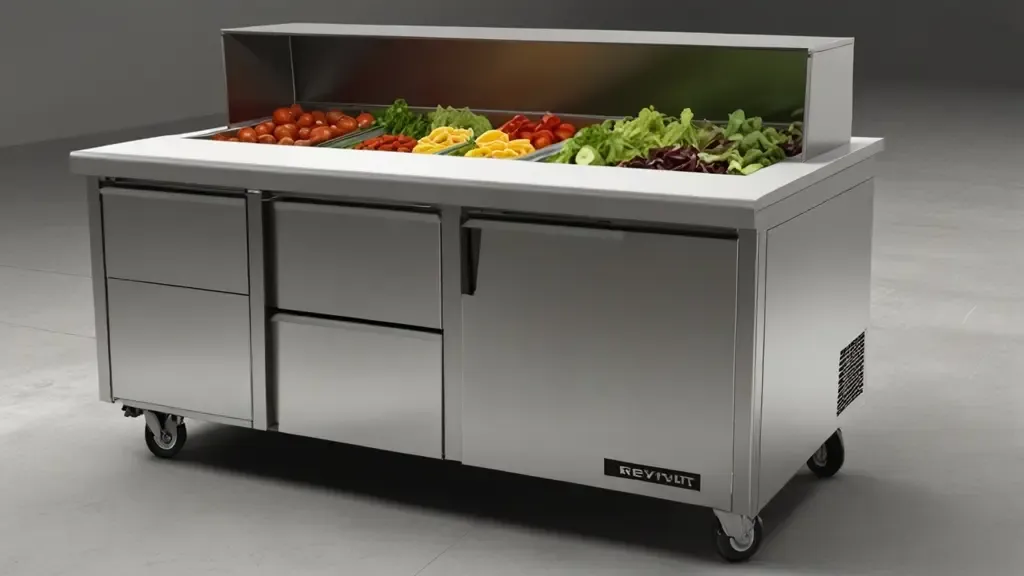True 27 inch salad prep table revit family